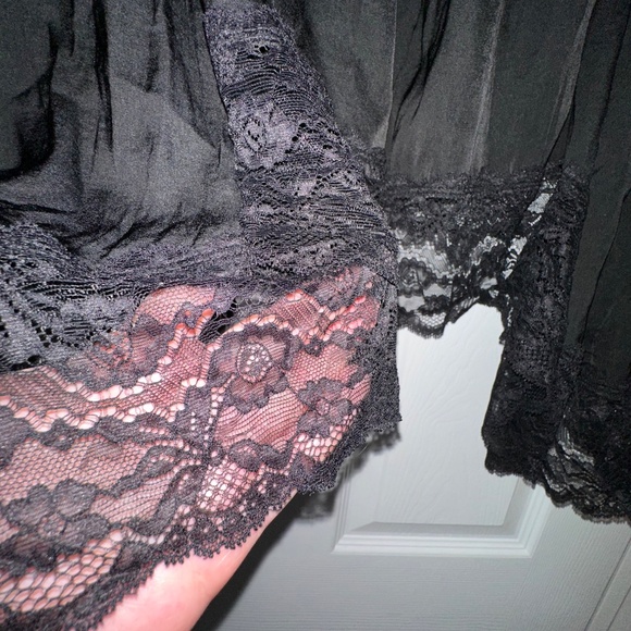 Aerie Black Lace Slip Skirt – XXL, NWT - Picture 2 of 4